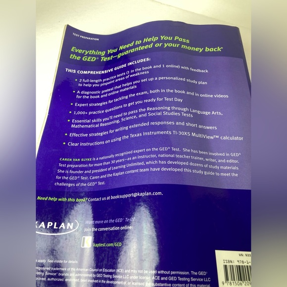 Kaplan GED 2017 Test Prep Book - Picture 15 of 16